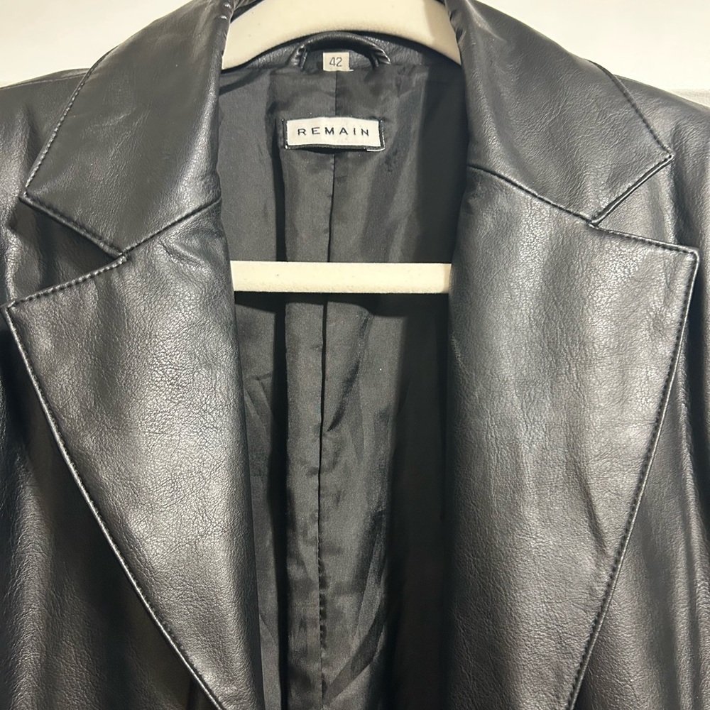 Remain Black Leather Jacket for Women